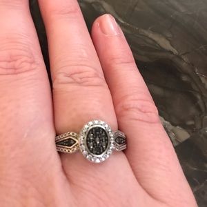 Stamped sterling silver ring